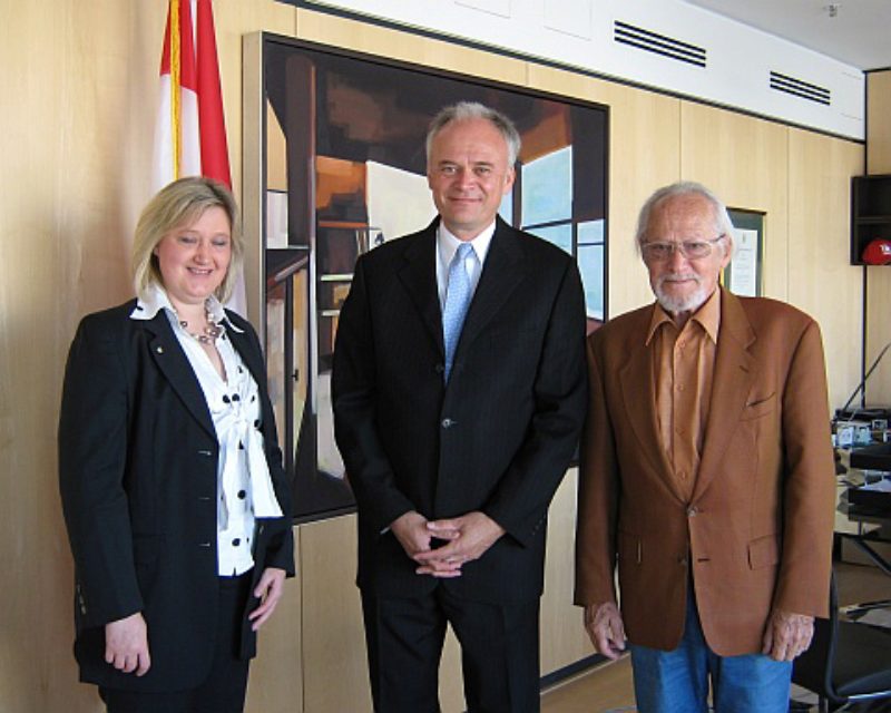 Der Botschafter Kanadas, Dr. Peter Boehm (Mitte), ...