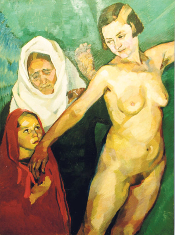 Margarete Depner: „Drei Generationen“, l, 80 x ...