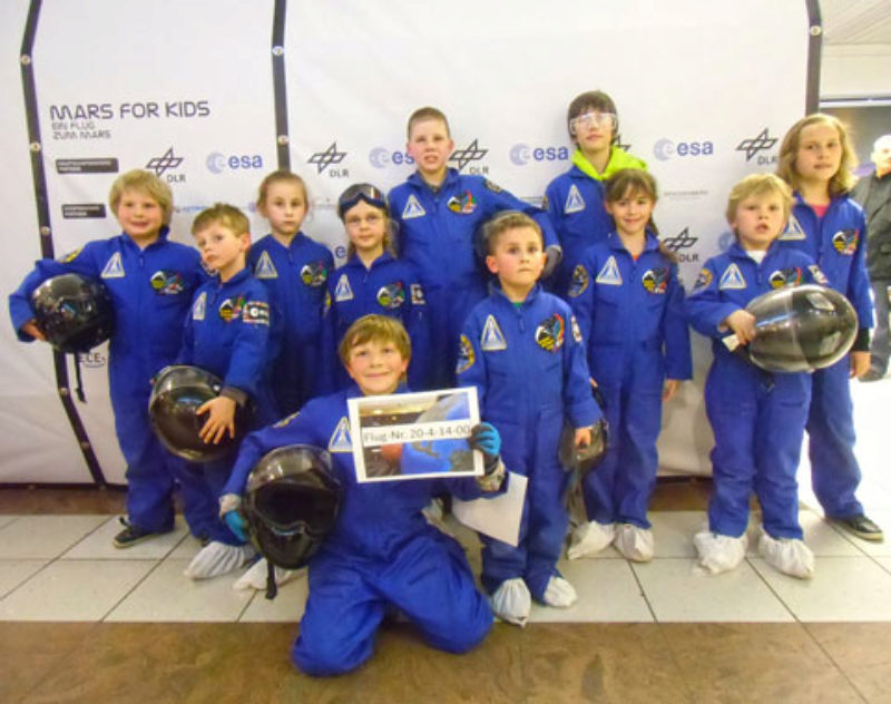 Flug zum Mars: die Kindertanzgruppe Nrnberg. ...