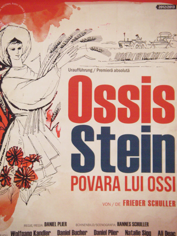 Plakat der Hermannstdter Inszenierung Ossis ...