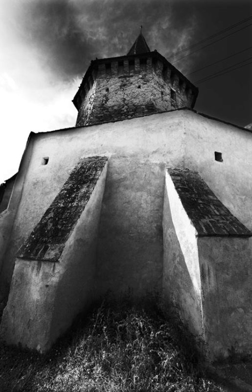 Seine fotografische Aufnahme der Kirchenburg ...