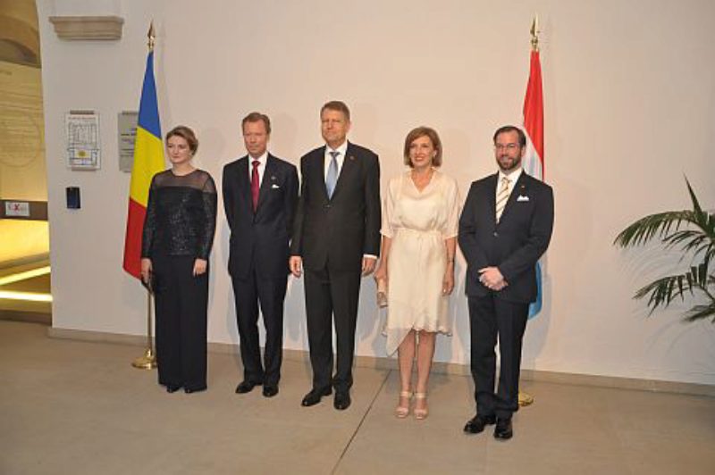 Staatsbesuch in Luxemburg, von links: Prinzessin ...