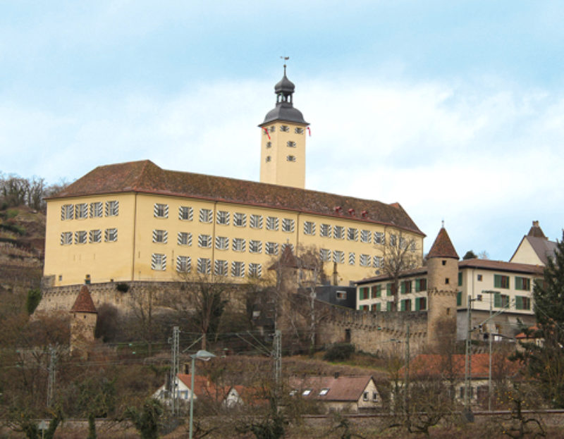 Auf Schloss Horneck in Gundelsheim am Neckar ...