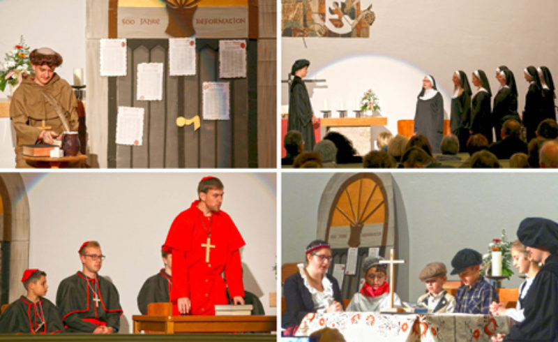 Szenen des Stcks „Reformation in mir“ von Anni ...