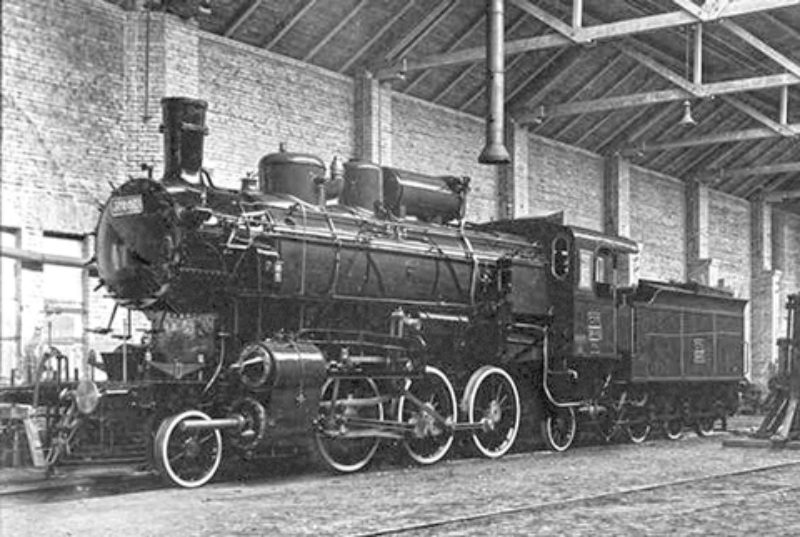 Bei Schiel in Kronstadt wurden auch Lokomotiven ...