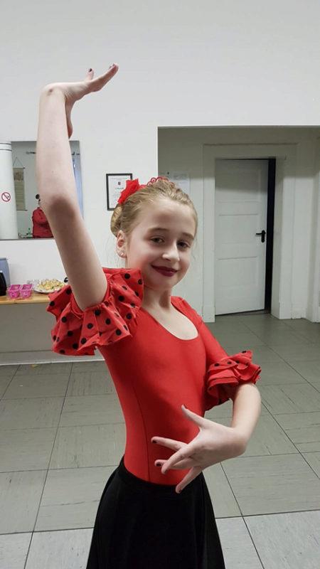 Greta Uhlemann tanzt Flamenco bei der Klner ...