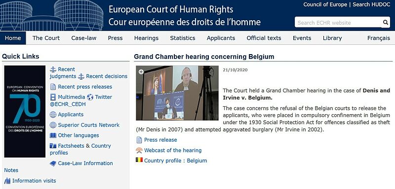 Europischer Gerichtshof fr Menschenrechte in ...