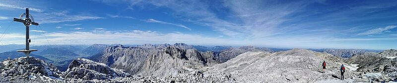 Gipfel – Panoramafoto Hochknig. Foto: Andreas v. ...