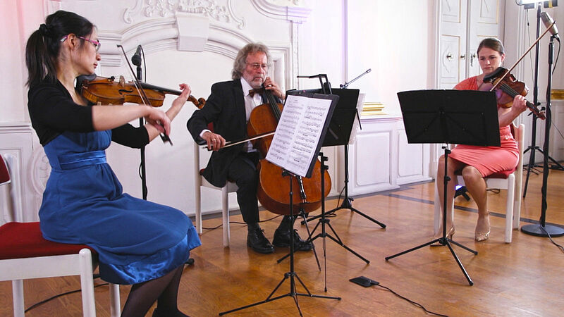 Das Eybler-Trio aus Nrnberg, bestehend aus ...