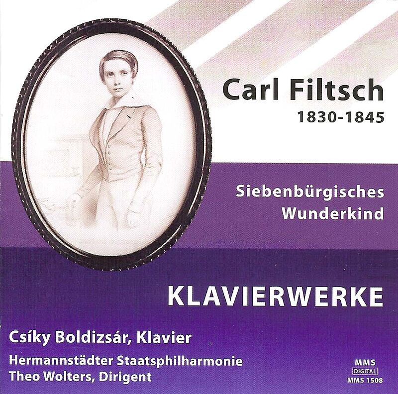 Die CD mit Werken von Carl Filtsch ist fr 13,00 ...