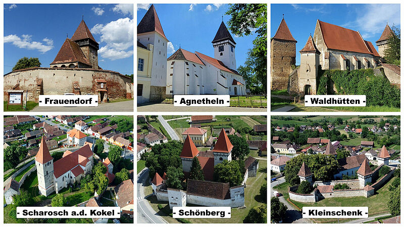 Kirchenburgen in Sdsiebenbrgen, fotografiert ...