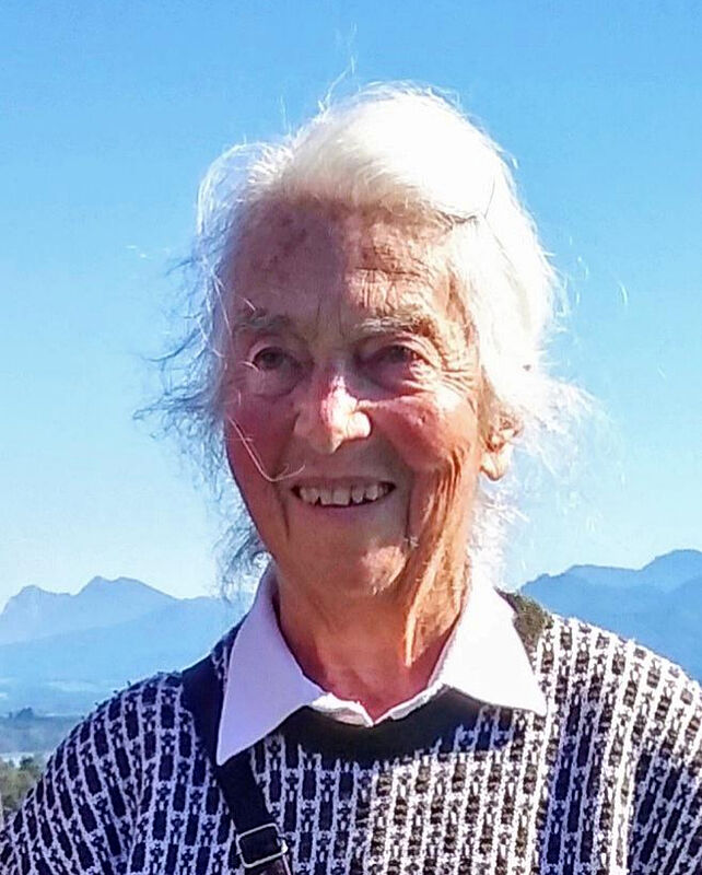 Annemarie Schiel an ihrem 95. Geburtstag. Foto: ...