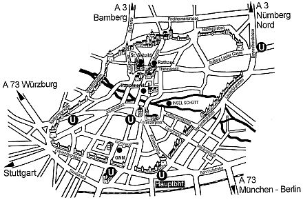 Stadtplan von Nrnberg