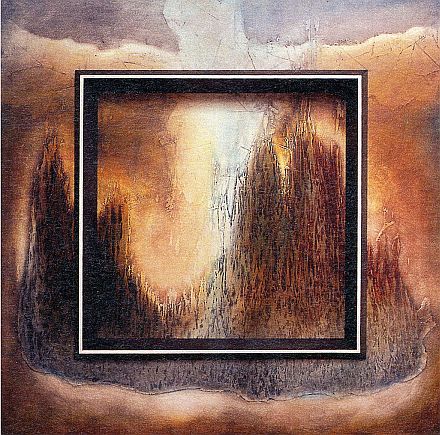 Dieter Paule: Passion, 126 x 126 x 14 cm, l auf Holz
