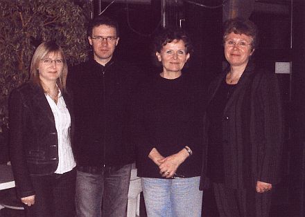 Der neue Vorstand der Gebietsgruppe Saarland, von links: Andrea Kraus, Helmut Groffner, Gudrun Datki und Elfriede Schnell (Vorsitzende).
