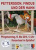 Plakat Puppentheater Pettersson, Findus und der Hahn.