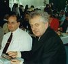 Hermann Schmidts und Pfarrer Helmut Kramer im Jahr 2000 in Brackenheim