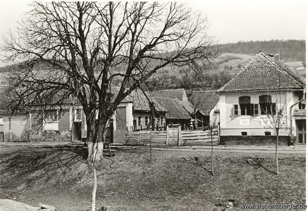 Blick auf das Stammhaus der Familie GABER (Fritsch )-Felldorf Hausnummer 59