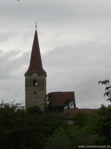 Siebenbrgenreise von Carina Schmidt - Felldorf -Blick zur Kirchenruine 
