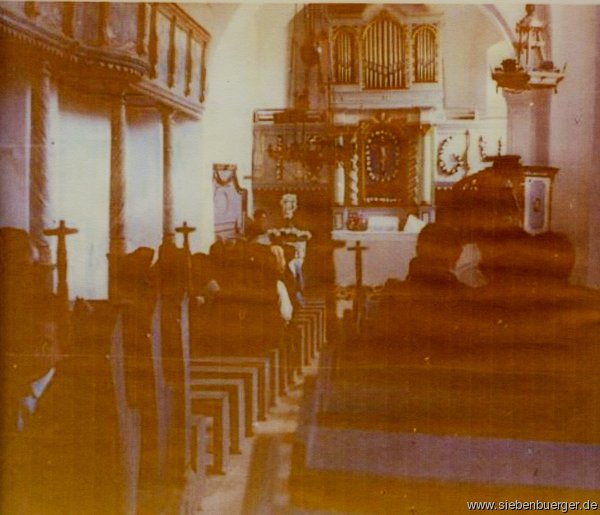 Gottesdienst in Felldorf 1964