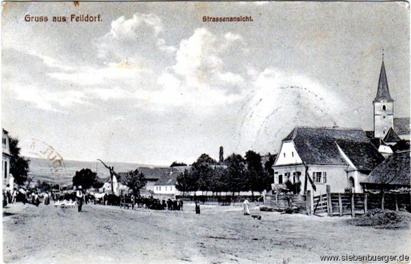 Ansichtskarte von 1910, aus FELLDORF