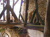 Reste des Dachstuhls  vom Kirchenschiff,aus dem 17 Jhd.
