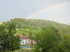 Regenbogen ber dem Fhrenwald