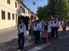 Zieder Gruppe am 5. August beim Aufmarsch in Hermannstadt 2017